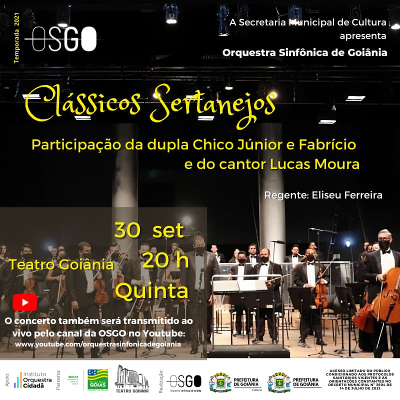 Teatro Goi Nia Recebe Concerto A Orquestra Sinf Nica Ao Som De