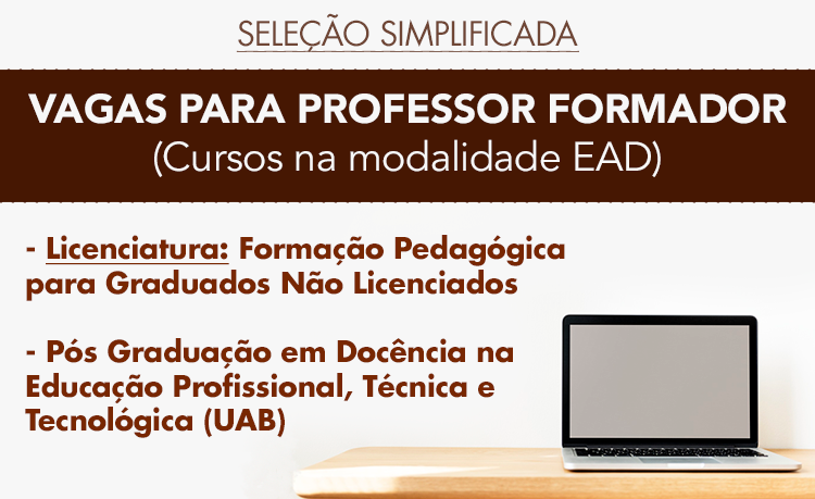 Ifg Abre Nova Sele O Simplificada Para Professores Formadores Para