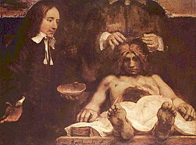 Lição de Anatomia do Dr. Deyman, Amsterdã, 1656.