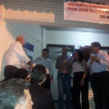 Prefeito de Posse, governador Marconi, vice José Eliton e Sup. Rejane Sena, inauguram a Circunscrição