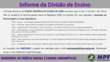 informe evento em BSB PNG