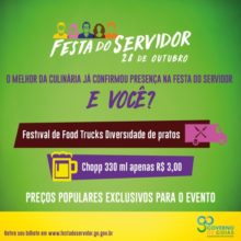 Participação de food trucks.