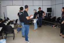 Treinamento para coleta de vestígios em local de crime para Peritos Criminais - GO.