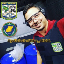 Perito criminal Hérico Avohai foi condecorado pelo Ministério da Justiça.