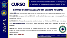 Especialização em Ciências Policiais