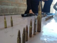 Treinamento para efetivos da Polícia Científica do Estado de Goiás.