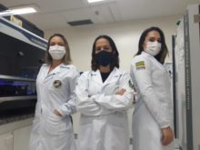 Peritas Criminais Mariana Mota, Laryssa Silva e Marjory Costa, que atuaram na Operação Impius, em 2019.