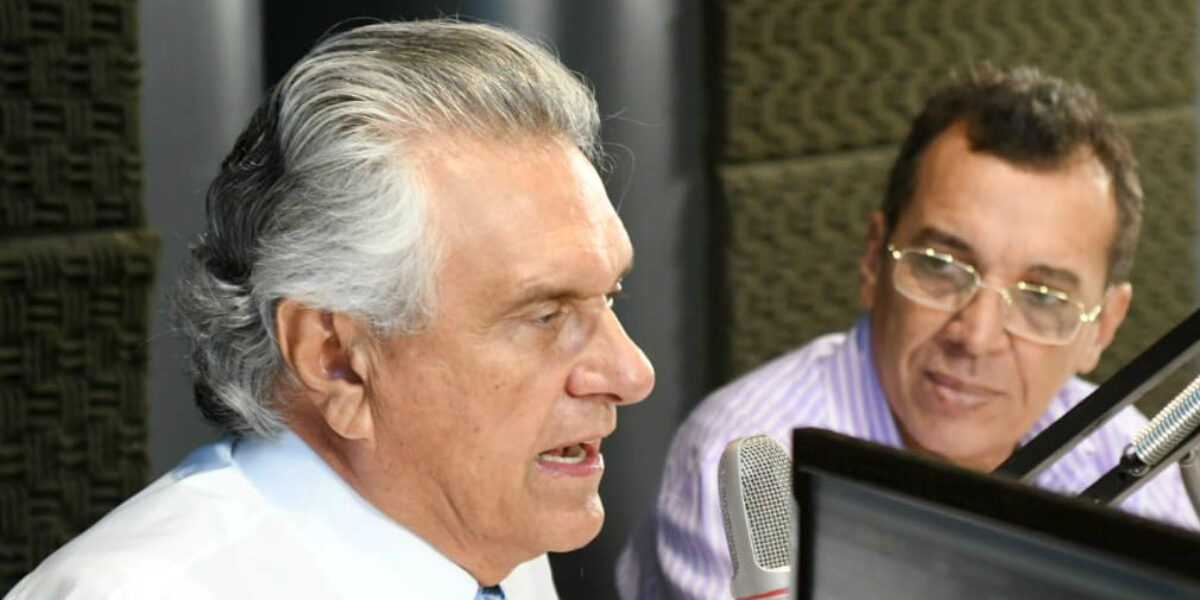 Governador Ronaldo Caiado participa de entrevista nas rádios Brasil Central AM e RBC FM nesta sexta-feira, 14