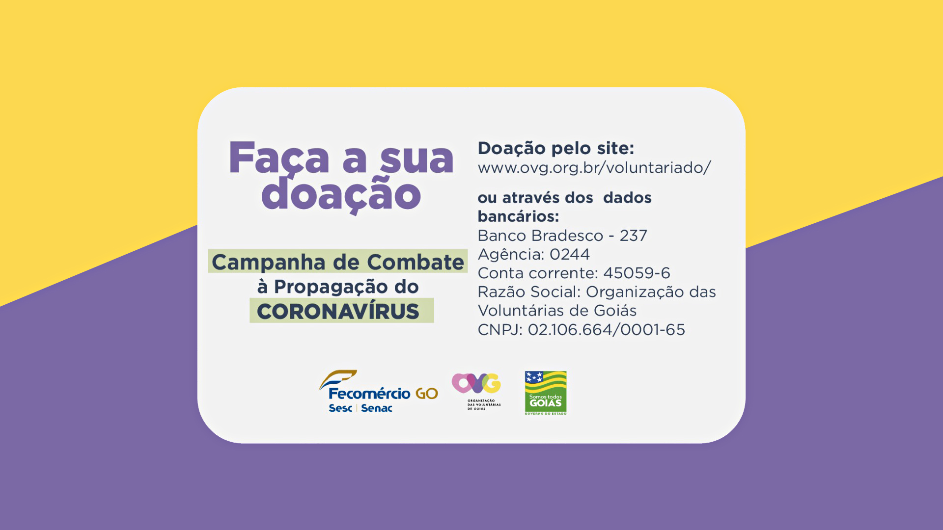 ABC é parceira da OVG na Campanha de Combate à Propagação do Coronavírus