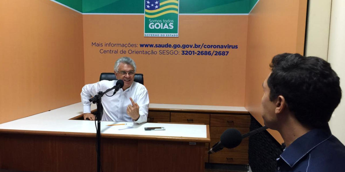 Goiás tem situação privilegiada na pandemia em relação aos demais Estados, diz Caiado em live da ABC