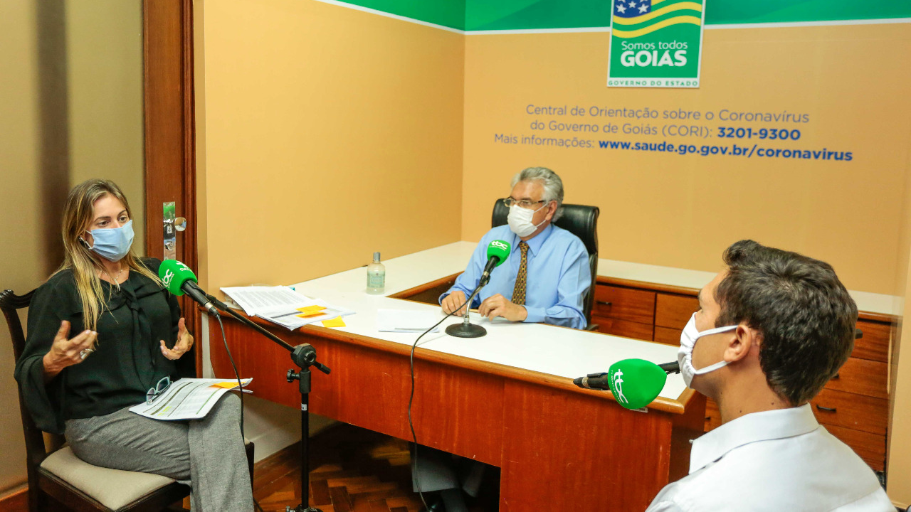 Governador ressalta estudo da UFG que mostra que o isolamento que ele decretou evitou mais de 2.800 mortes em Goiás