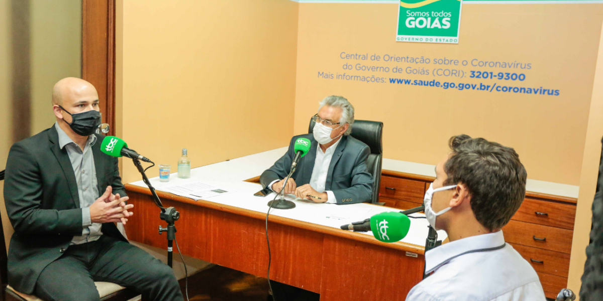 Governador diz que o Governo de Goiás tem se esforçado ao máximo para atender os pacientes da Covid-19
