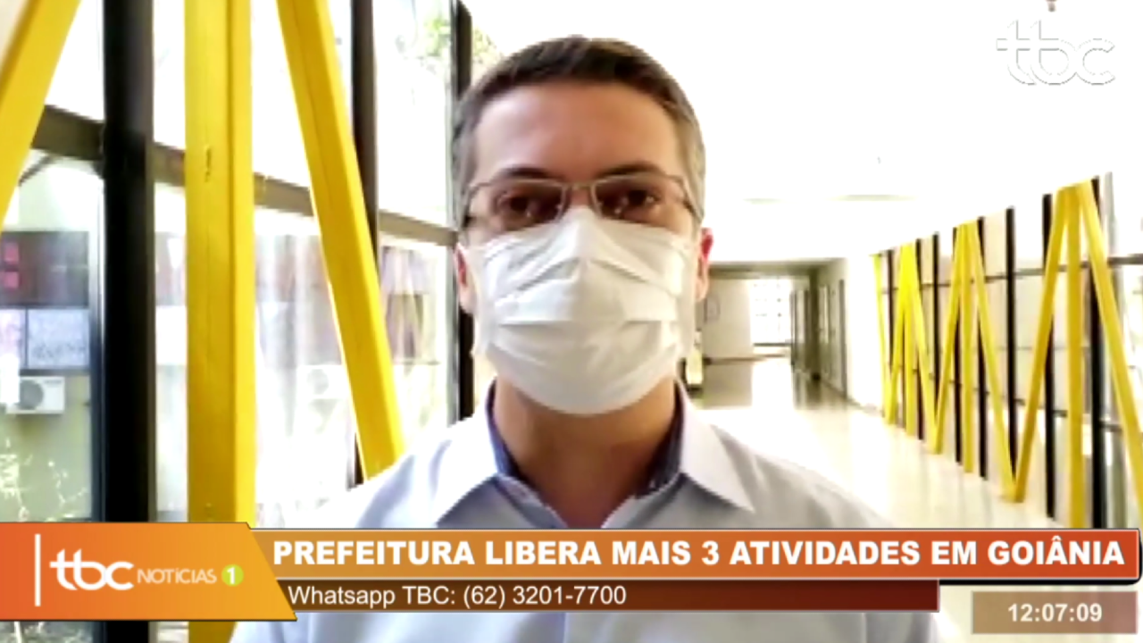 O superintendente de Vigilância em Saúde de Goiânia, Yves Mauro Fernandes Ternes, em participação no TBC 1