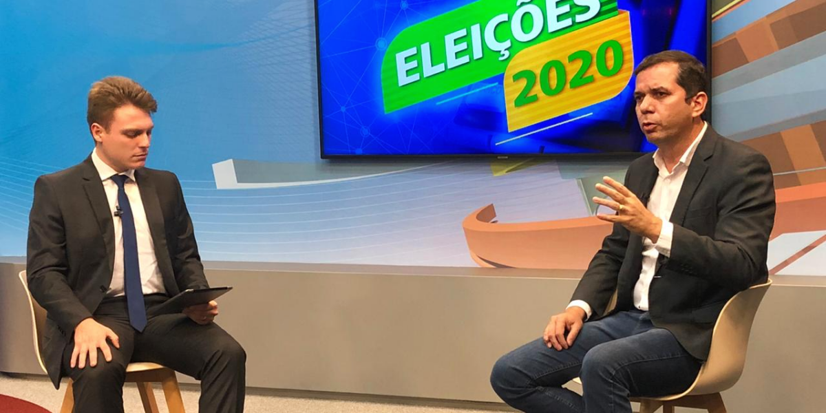 Candidato a prefeito de Goiânia, Alysson Lima (Solidariedade) foi entrevistado no TBC2