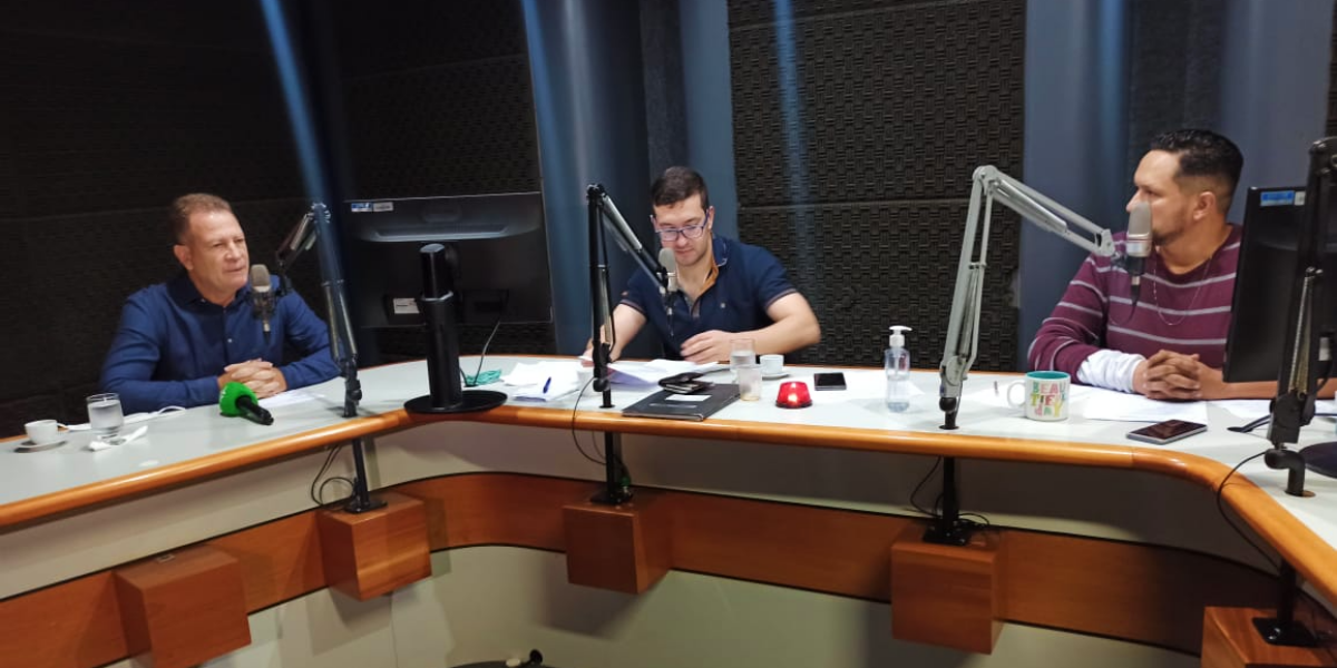 Major Araújo, candidato a prefeito de Goiânia, é entrevistado pela RBC