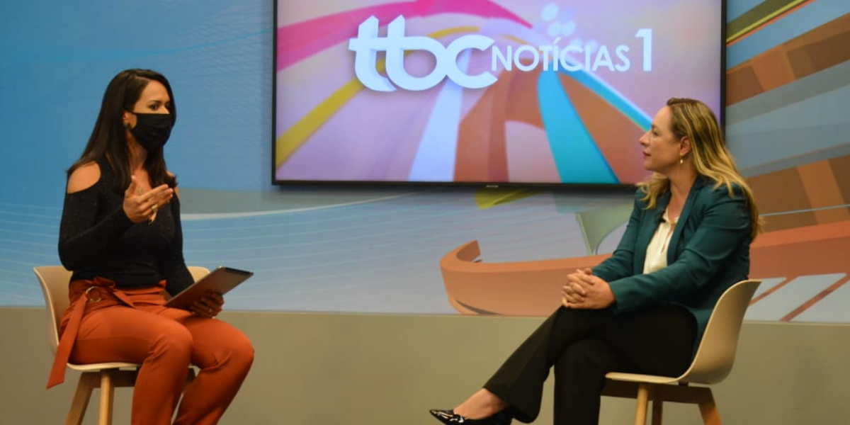 Adriana Accorsi, candidata a prefeita de Goiânia, é entrevistada no TBC 1