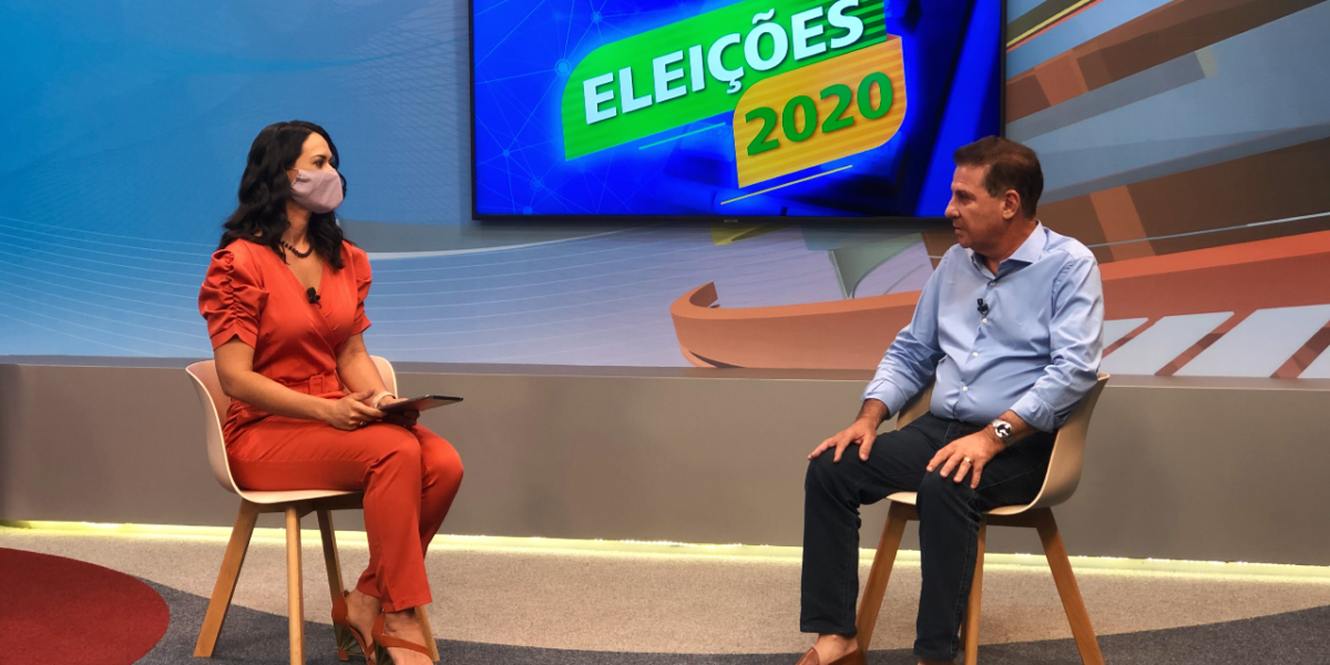 Vanderlan Cardoso, candidato a prefeito de Goiânia, é entrevistado no TBC 1