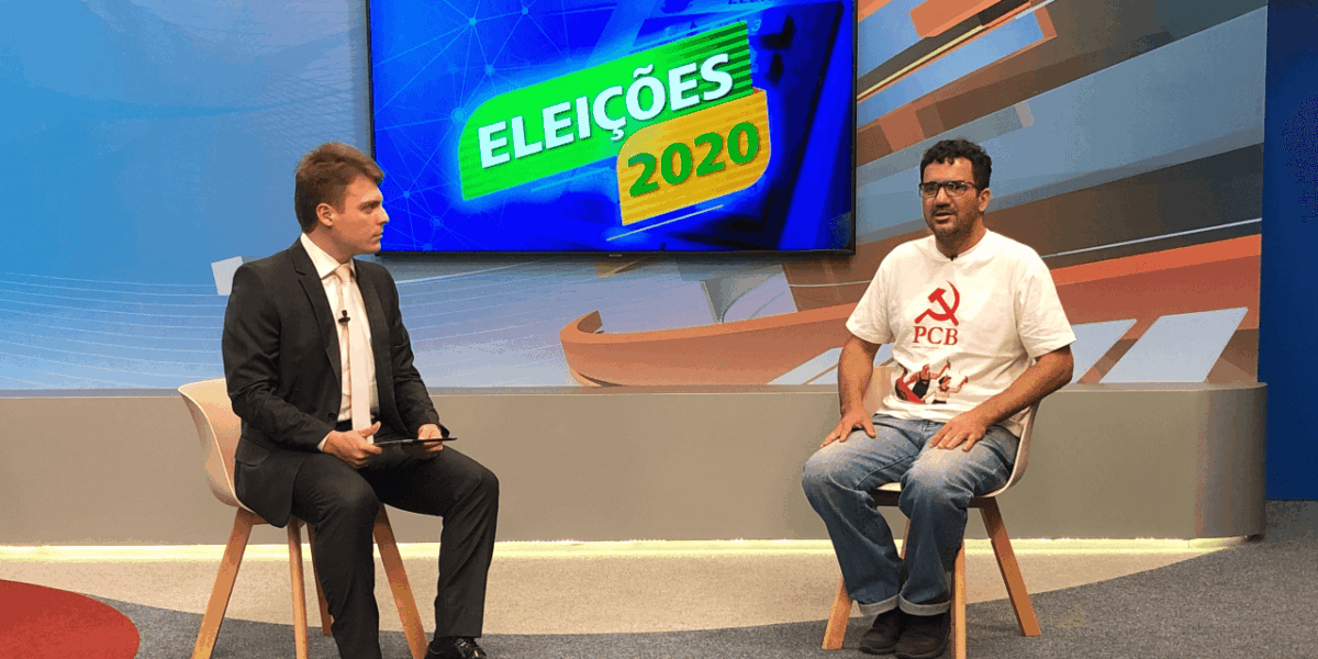 Candidato a prefeito de Goiânia, Antônio Neto (PCB) foi entrevistado no TBC 2