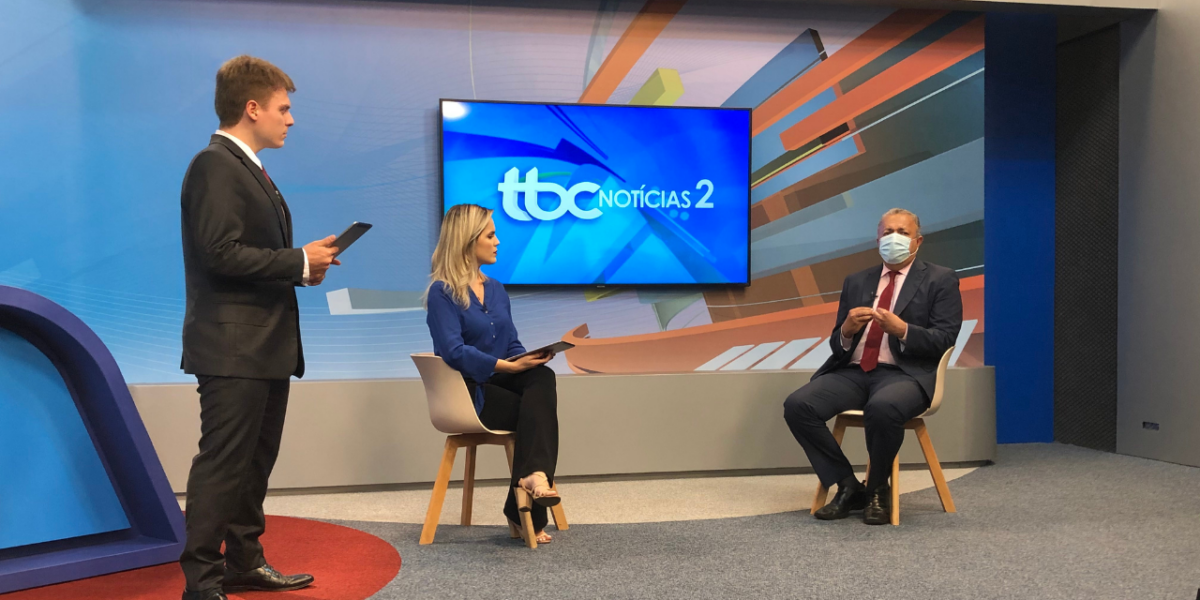 Candidato a prefeito de Goiânia, Elias Vaz (PSB) foi entrevistado no TBC 2