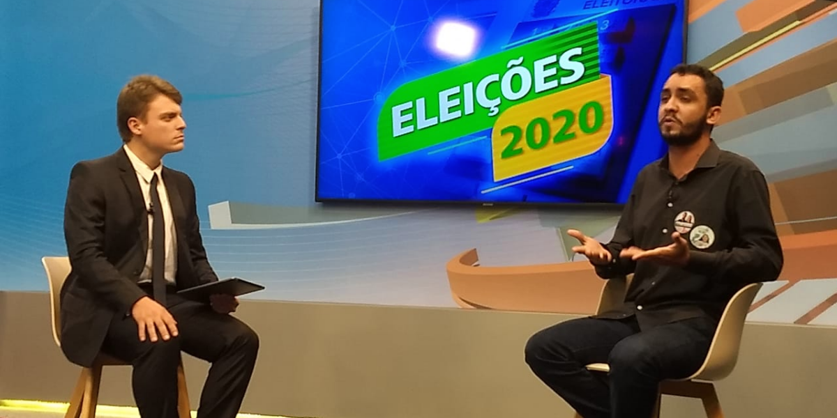 Candidato a prefeito de Goiânia, Fábio Júnior (UP) foi entrevistado no TBC 2