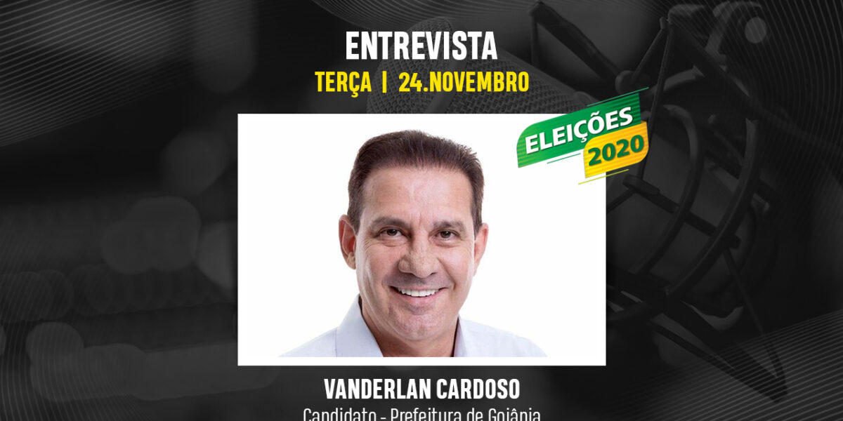 Vanderlan Cardoso, candidato a prefeito de Goiânia, é entrevistado na RBC