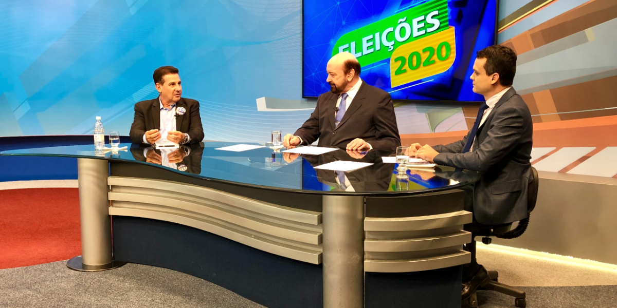 Vanderlan Cardoso, candidato a prefeito de Goiânia, é sabatinado na TBC
