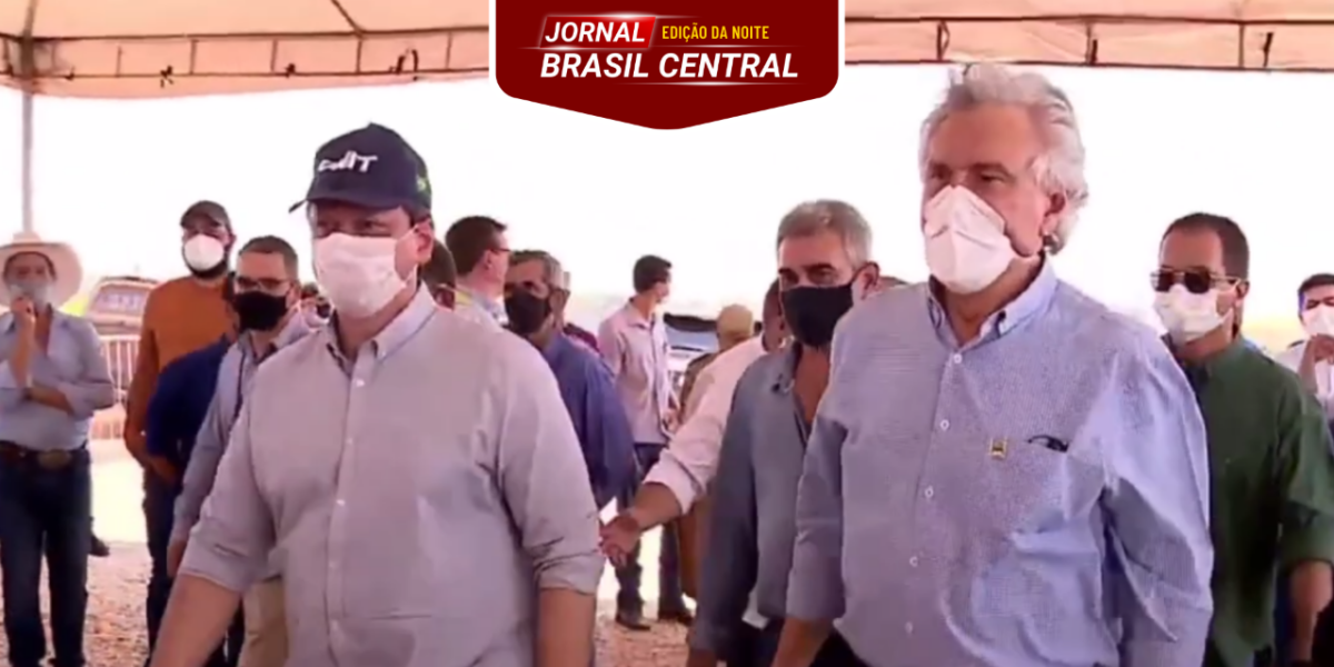 Governador e ministro inauguram reconstrução de trecho da BR-070 em Goiás
