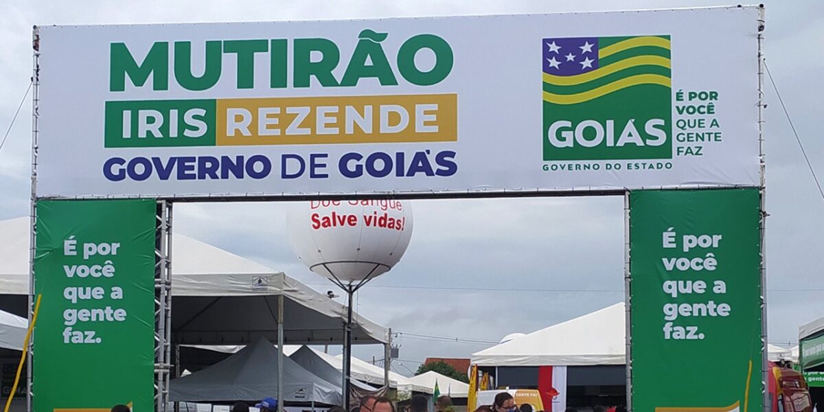 Retomada do Mutirão do Governo de Goiás será neste fim de semana