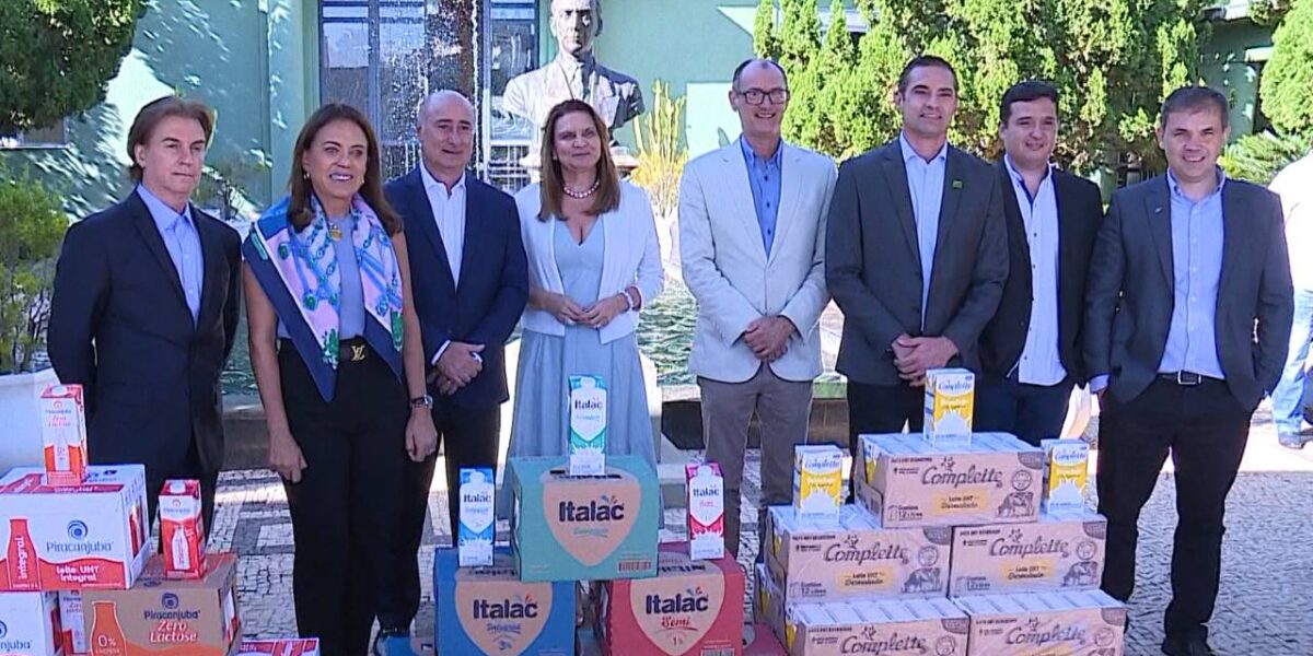OVG recebe doação de 32 mil litros de leite