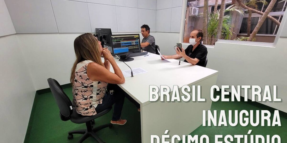 Rádio Brasil Central AM já opera em novo estúdio