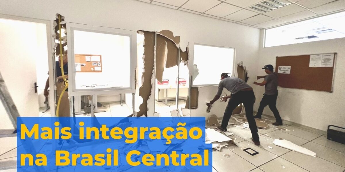 Obra na redação do telejornalismo da Brasil Central vai integrar equipes