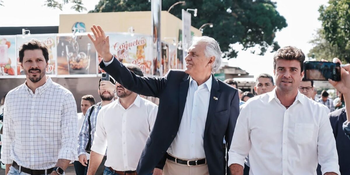 Caiado visita a Exposição Agropecuária de Goiás