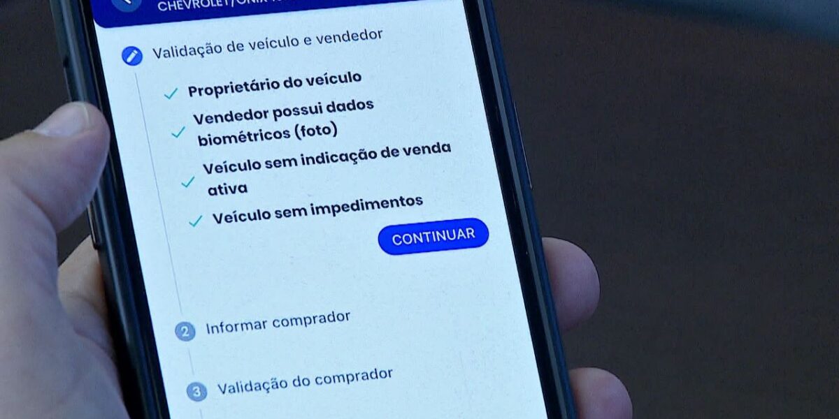 Aplicativo do Detran permite transferência de veículo pelo celular