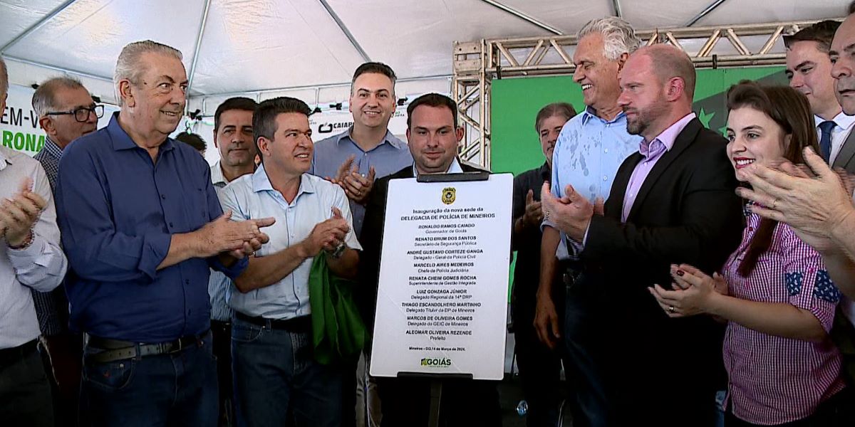 Governador inaugura rodovias pavimentadas e outras obras em Mineiros
