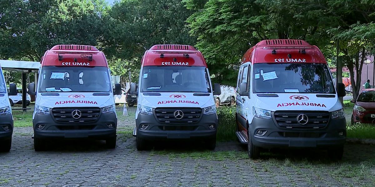 Municípios goianos ganham ambulâncias para reforçar o Samu