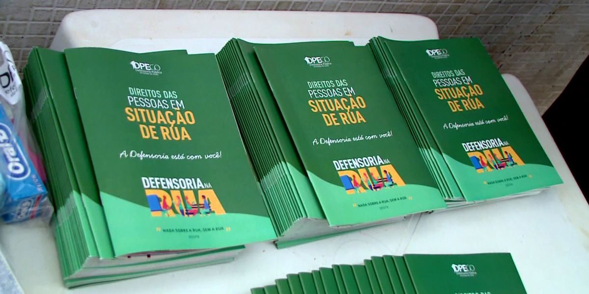 Campanha da Defensoria Pública busca dar dignidade a morador de rua