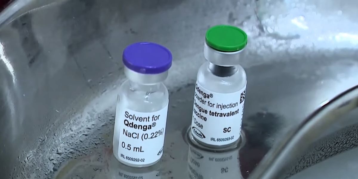 Saúde distribui mais de 38 mil doses de vacina contra dengue em Goiás