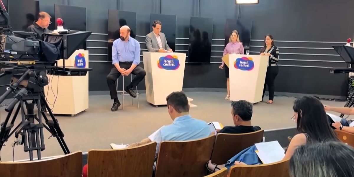 Brasil Central já prepara o segundo debate com candidatos à prefeitura de Goiânia