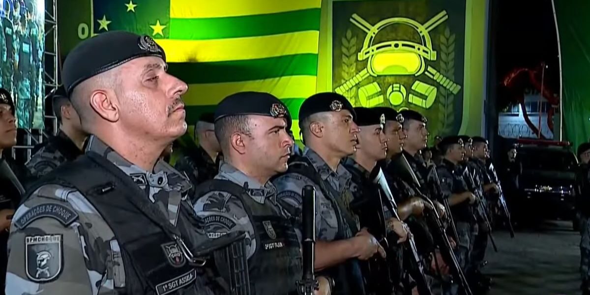 PM forma nova turma de policiais para o Batalhão de Choque