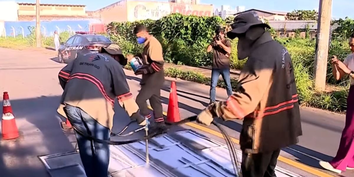 Detran Goiás ajuda Aparecida de Goiânia com sinalização de trânsito