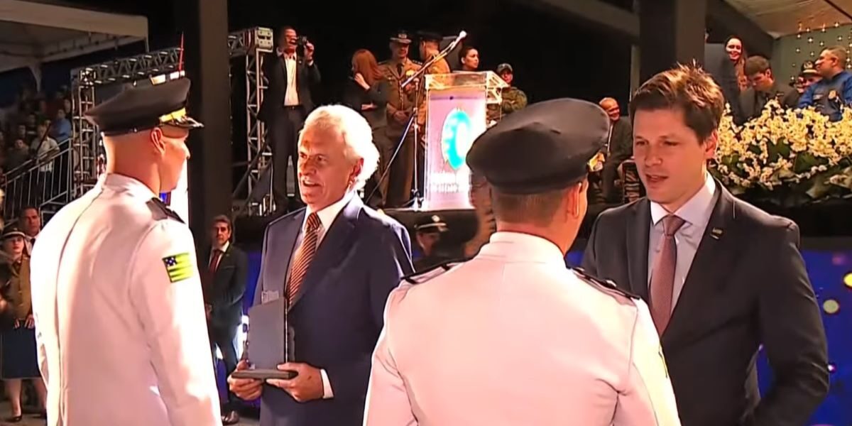 Caiado destaca qualificação da Polícia de Goiás em formatura de novos oficiais