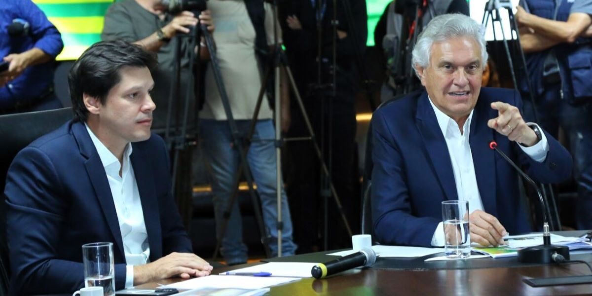 Caiado divulga e comemora redução de todos os indicadores de criminalidade em Goiás