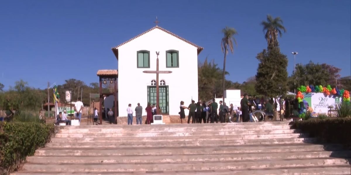 Governo de Goiás revitaliza Igreja histórica em Jaraguá e inaugura Restaurante do Bem