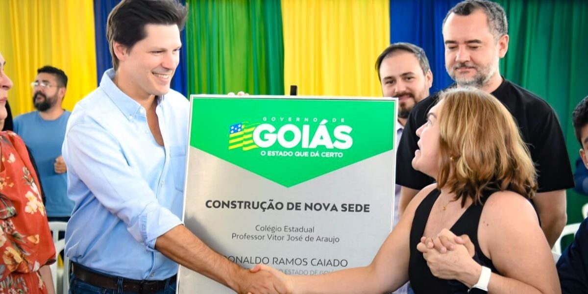 Daniel Vilela entrega reforma de escola na região Noroeste de Goiânia