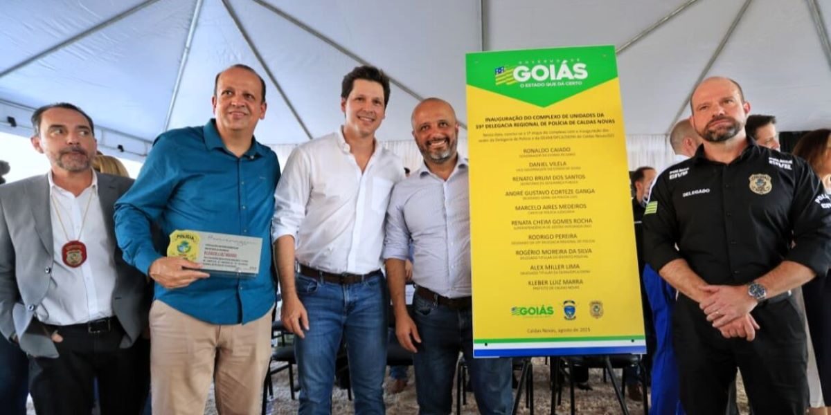 Governo estadual entrega complexo de delegacias em Caldas Novas