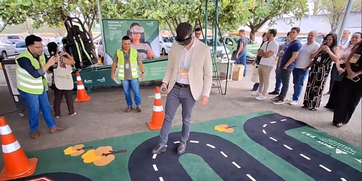 Goinfra discute segurança no trânsito com atividades práticas