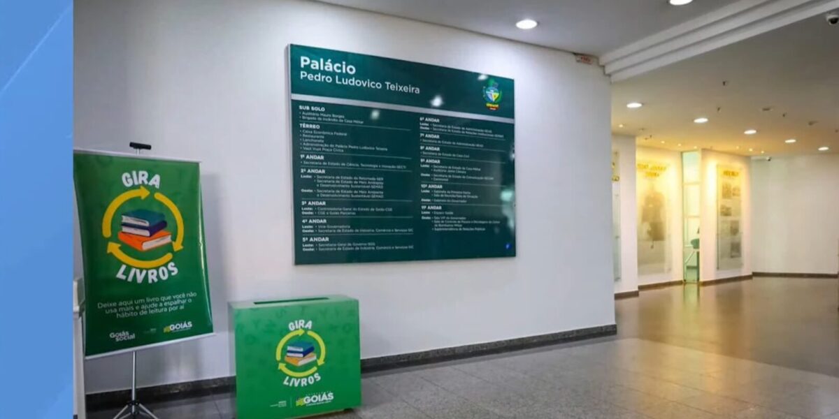 Campanha Gira Livros inicia nova edição em Goiânia com caixas para doação