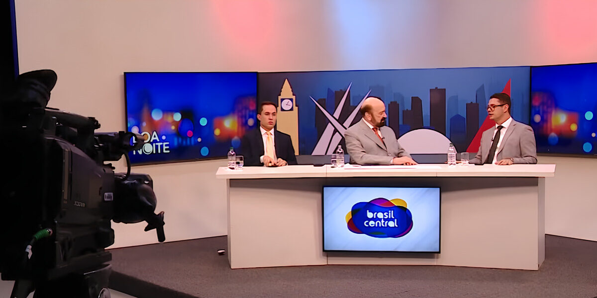 Novo programa Boa Noite estreia em estúdio recém-inaugurado da Brasil Central