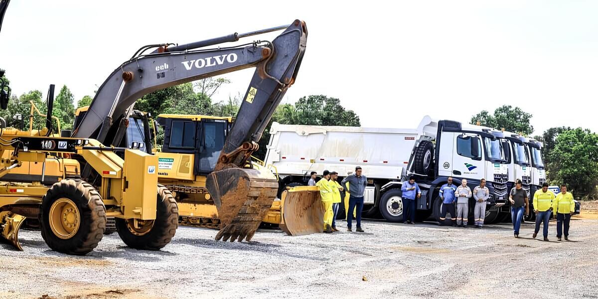 Governo estadual inicia a pavimentação da GO-147