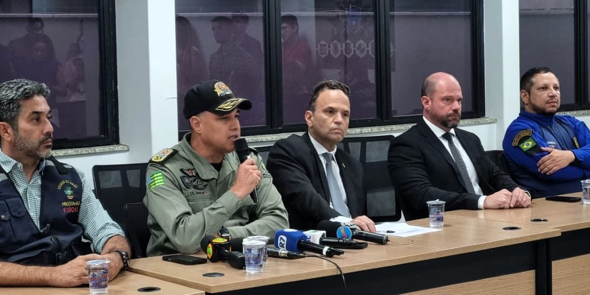 Segurança pública prendeu suspeitos do foguetório na Grande Goiânia